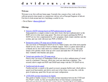 Tablet Screenshot of davideous.com